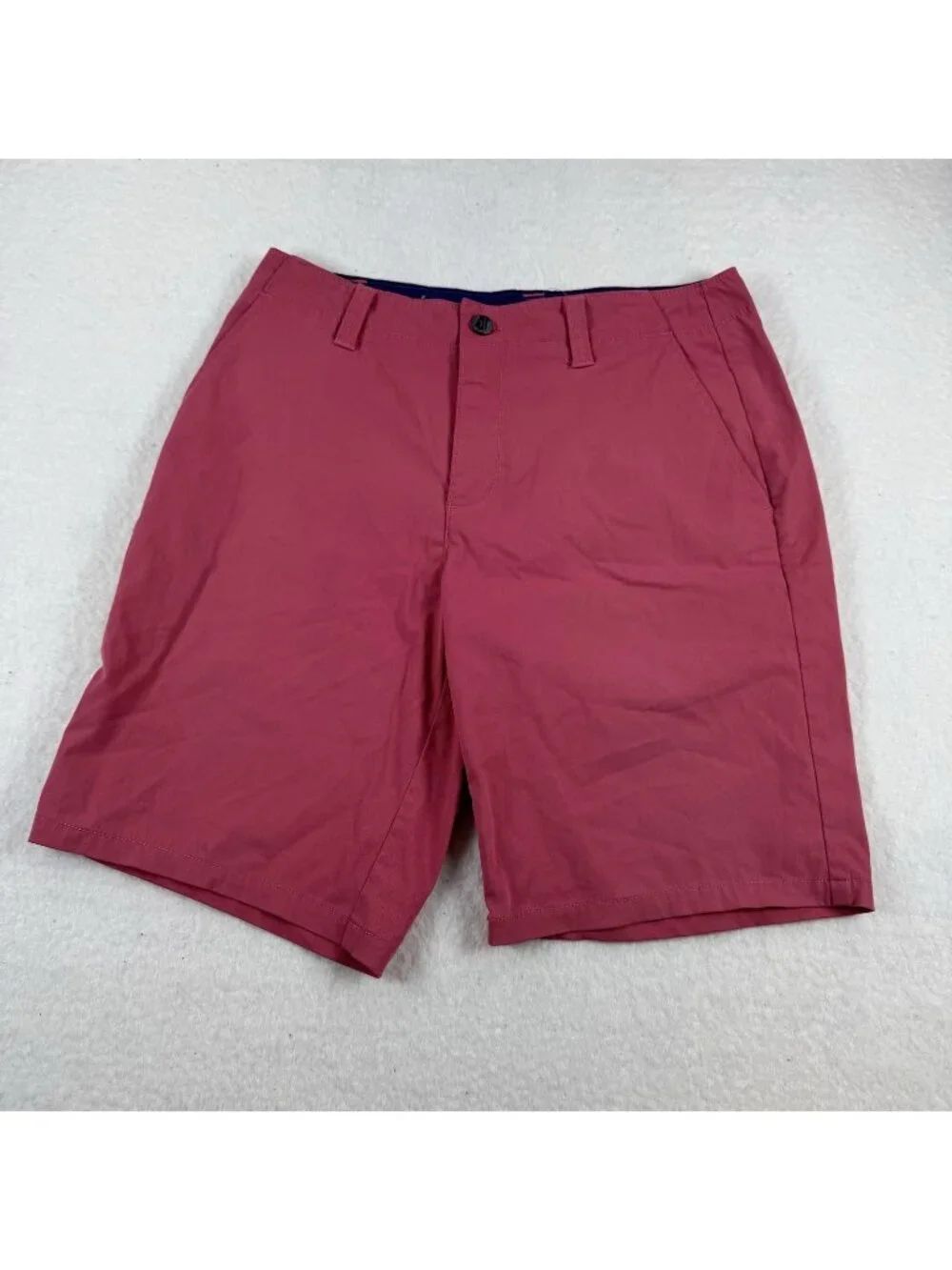 Johnnie-O Shorts Mens Size 30 Pink Prep-Formance Chino Stretch 9 Inseam Casual